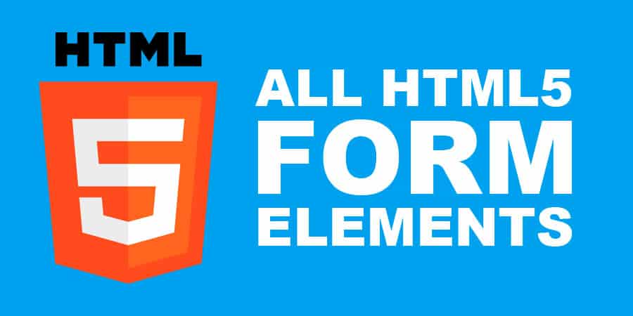 عناصر فرم های html