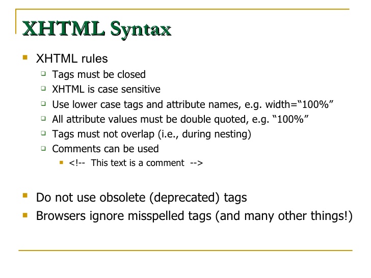 XHTML چیست